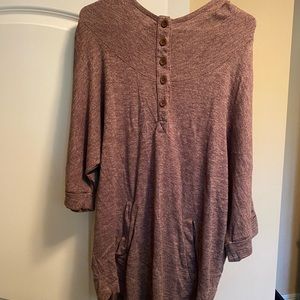 Maroon Oversized Sweater